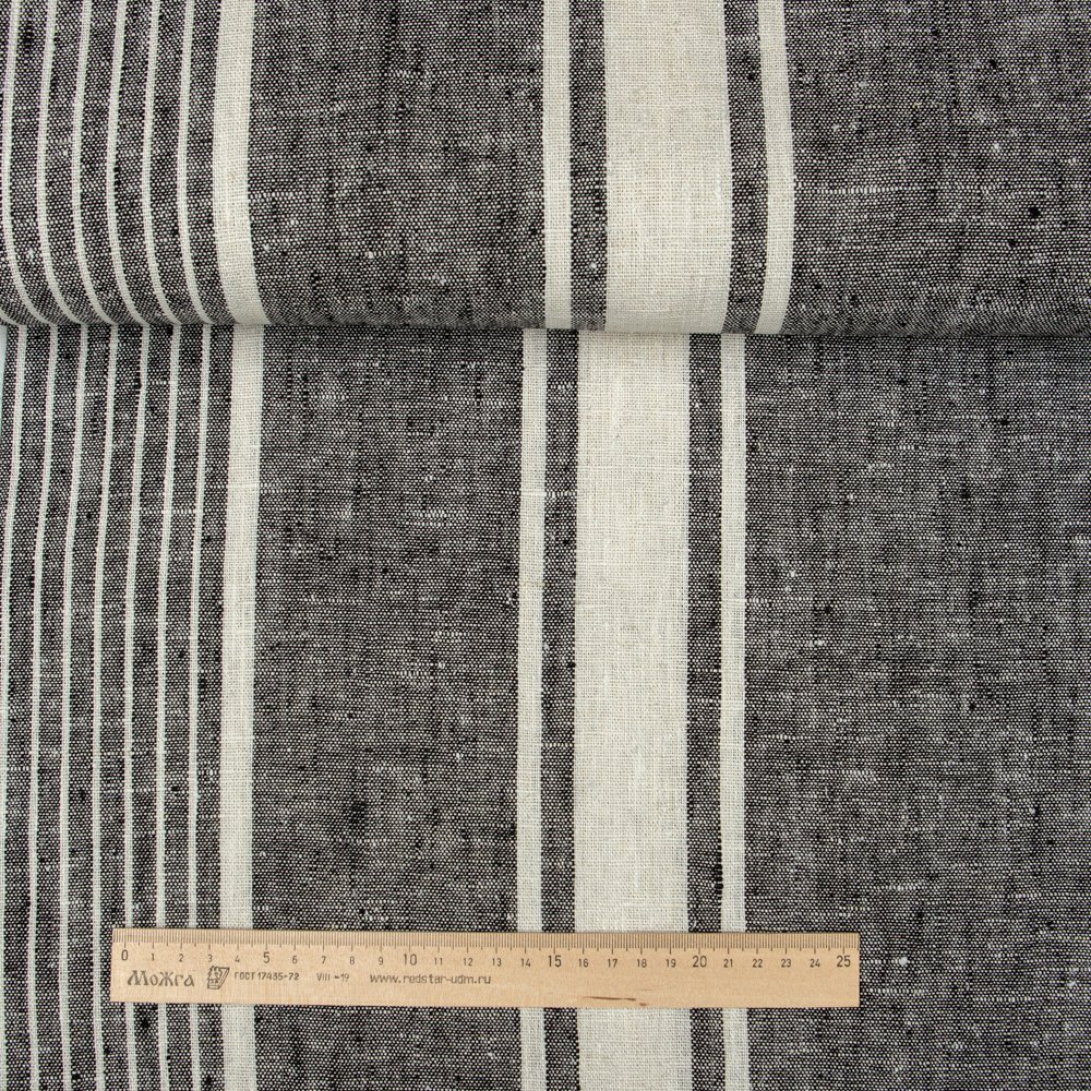 Wholesale 265 GSM 100% Linen Woven Yarn Dyed Fabric Roll Organic Plain Curtains Not Softened Breathable Natural