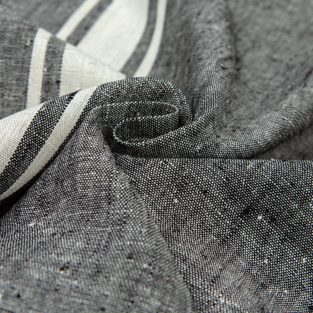 Wholesale 265 GSM 100% Linen Woven Yarn Dyed Fabric Roll Organic Plain Curtains Not Softened Breathable Natural