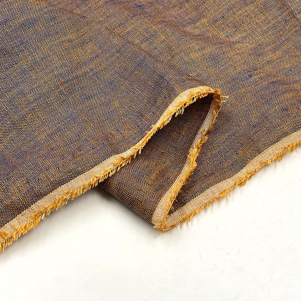Manufacturer stock lot natural textile woven yarn dyed organic 100% flax linen fashion fabric for shirt dress clothing