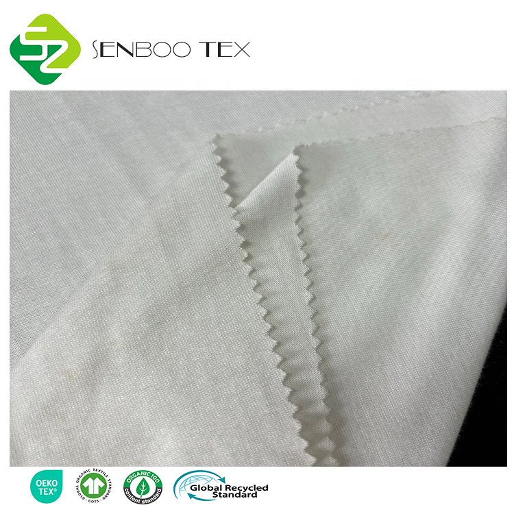 Best Quality 210 GSM 100% Organic Bamboo Single Jersey Knitted Fabric Breathable Stretch for Girls' Underwear and Shirts