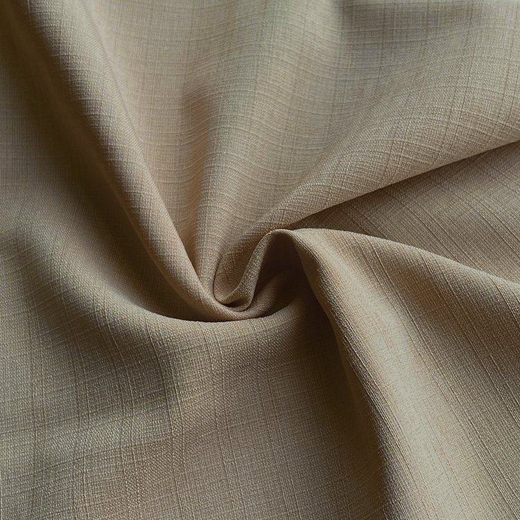 moisture wicking Woven Slub T400 Soft 100 Polyester Spandex Fabric