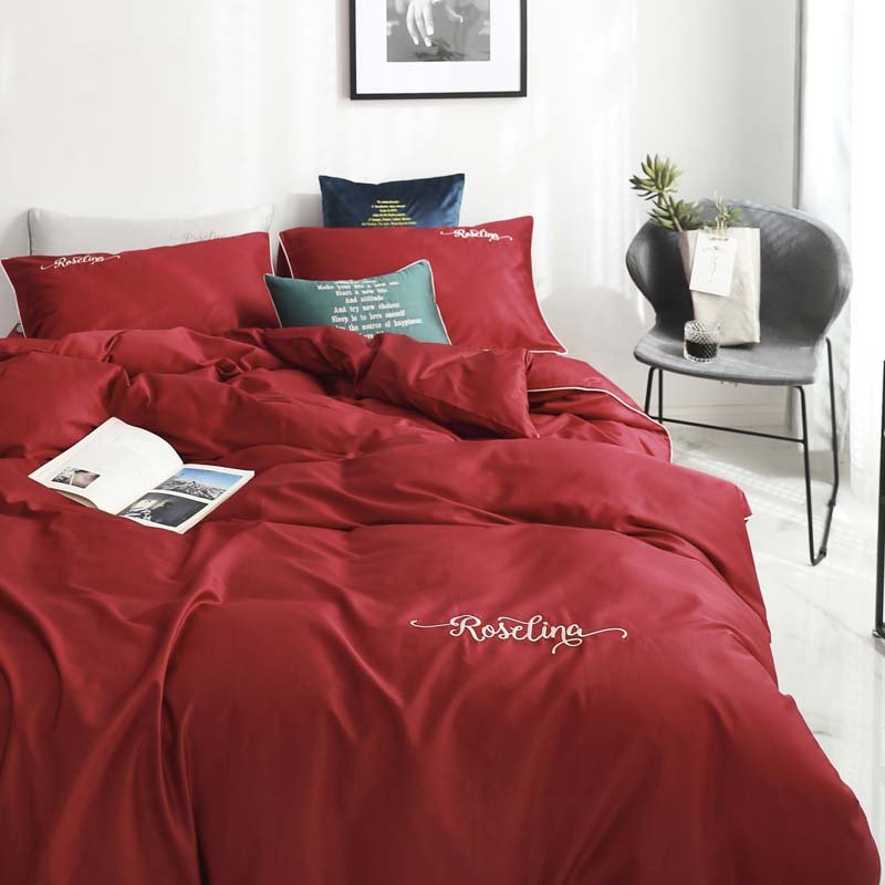 bedding textile egyptian cotton non flammable home use bed linen fabrics