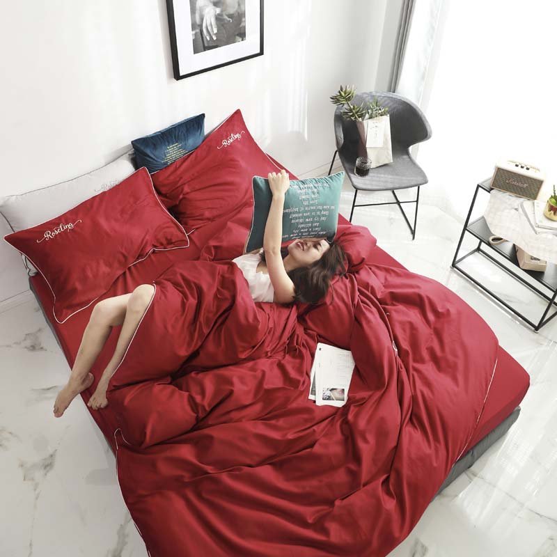 bedding textile egyptian cotton non flammable home use bed linen fabrics