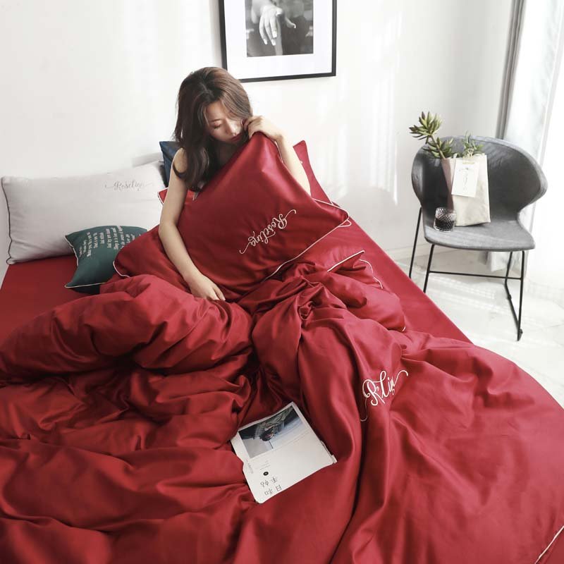 bedding textile egyptian cotton non flammable home use bed linen fabrics
