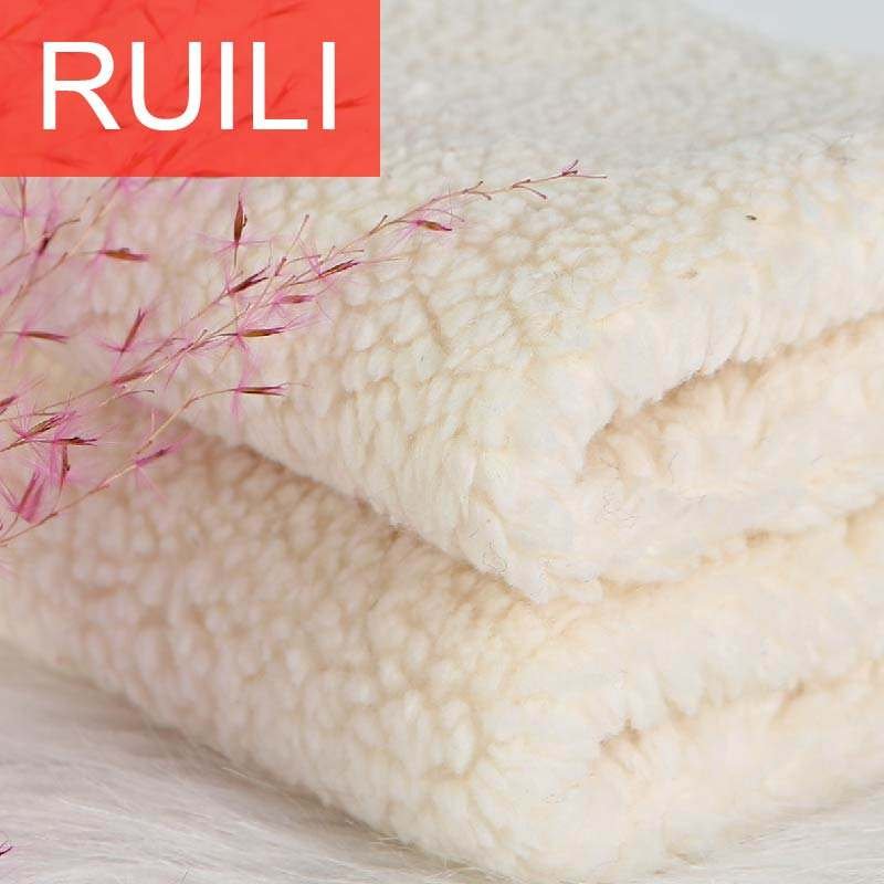 China factory 100% polyester sherpa fleece waterproof short pile sherpa faux fur fabric