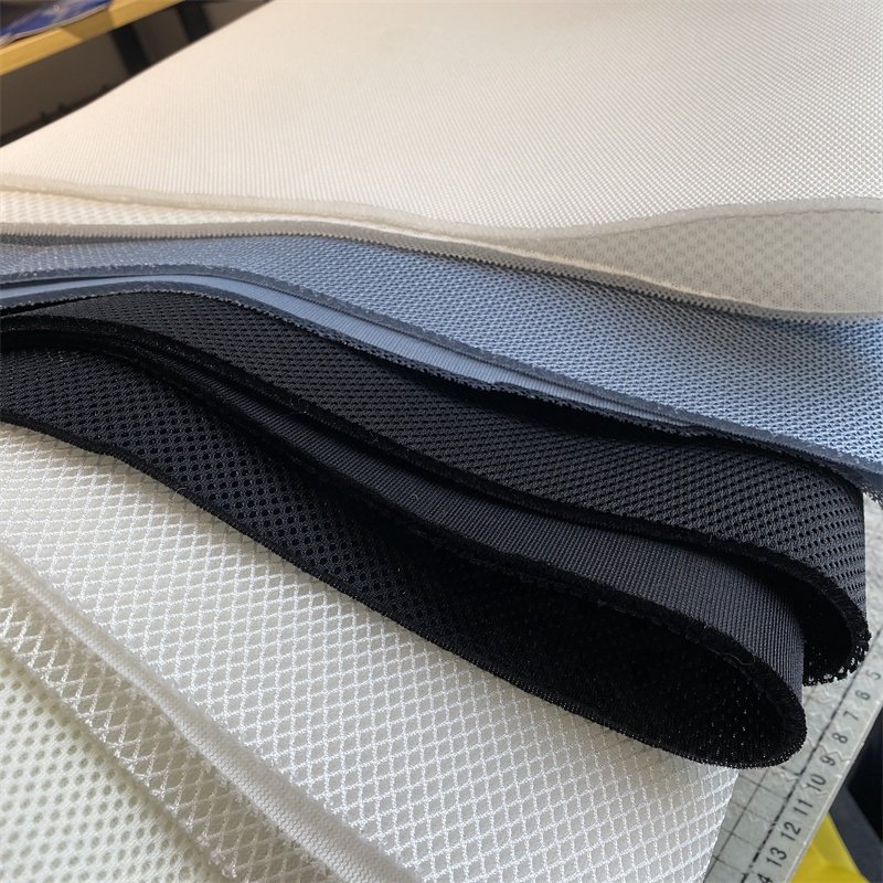 Custom Stretch 3D Spacer Sandwich Air Layer 100% Polyester Fabric Small Hole Mesh Fabric for Office Chair