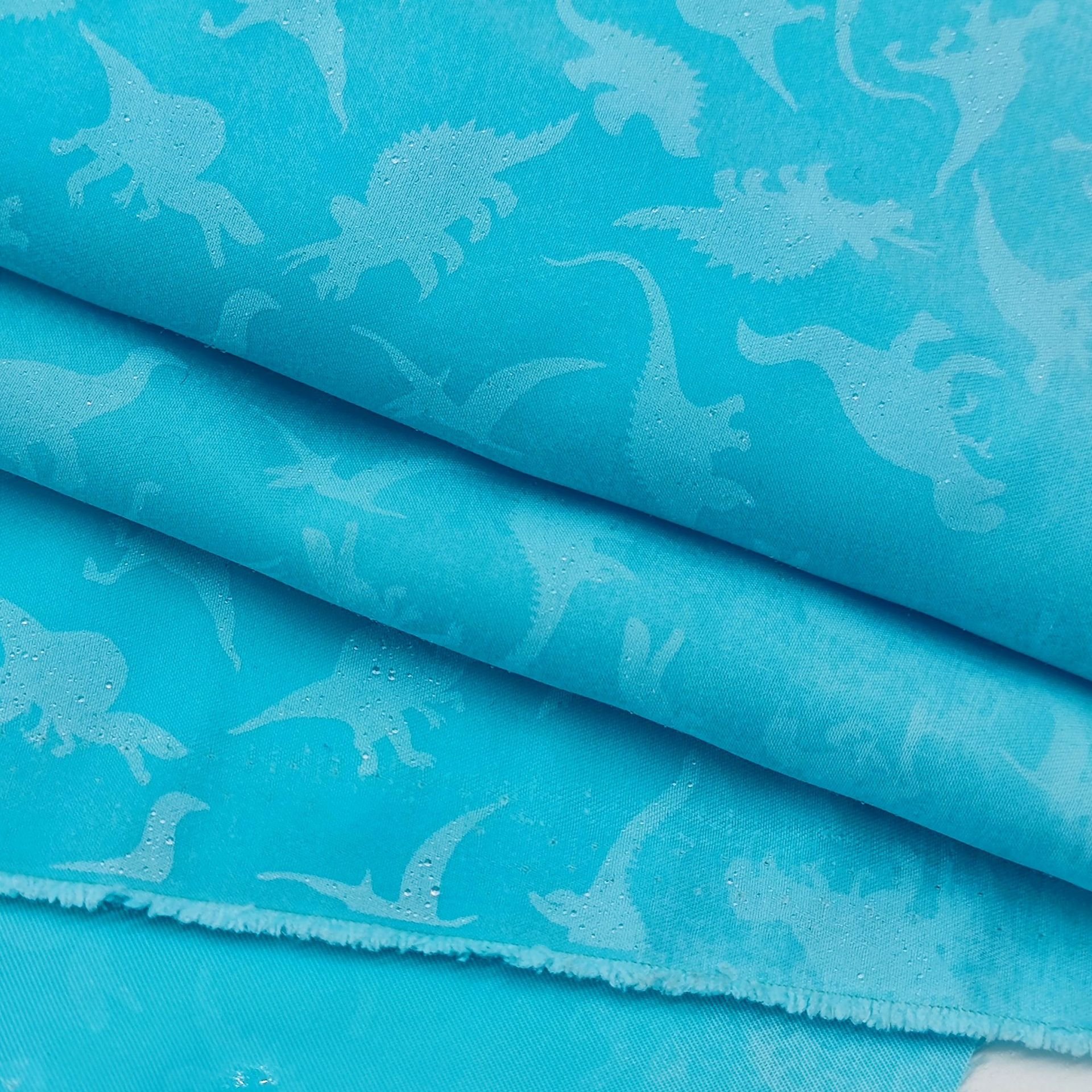 100% Polyester Magic Colour Changing In Water Printing Peach Skin Changing Fabric For Beach Swim Shorts