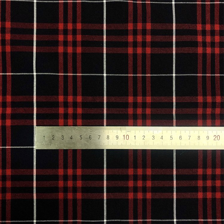100% polyester check yarn dye jumper fabric for school uniform skirt
