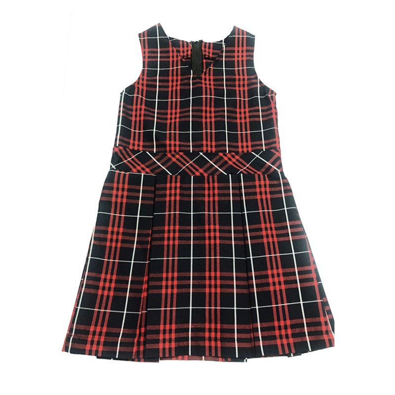 100% polyester check yarn dye jumper fabric for school uniform skirt