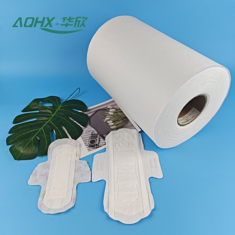 Custom female sanitary napkin surface layer pure cotton environmental friendly degradable material skin friendly breathable