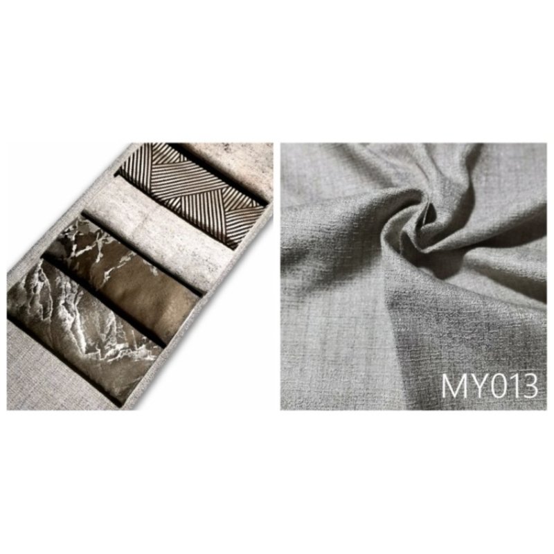 Bomar MY011-020 Luxury 100% Polyester Jacquard Viscose Rayon Curtain Fabric Woven Blackout for Upholstery & Customized Sofa