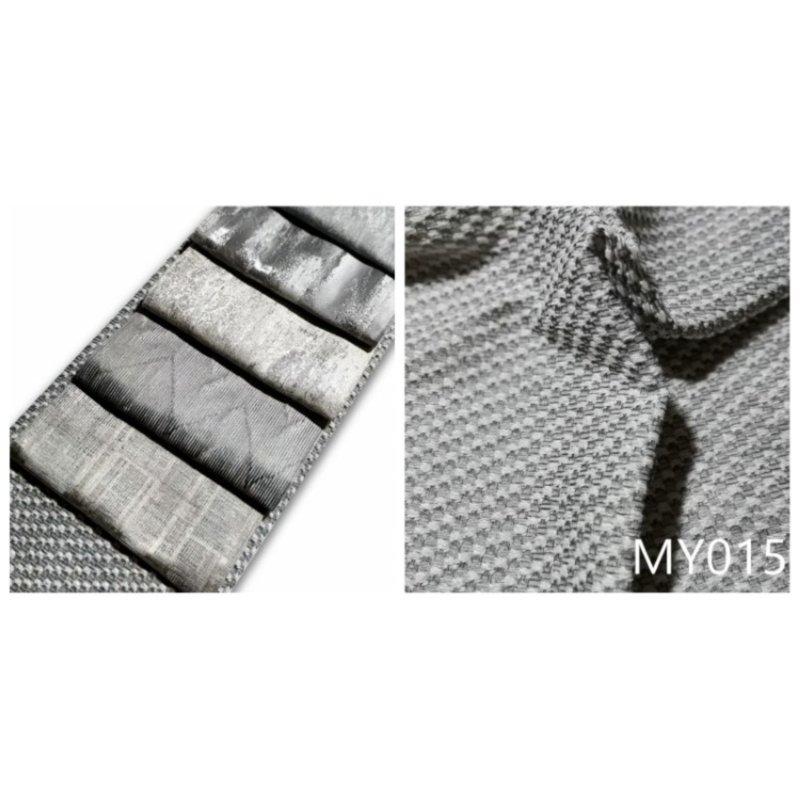 Bomar MY011-020 Luxury 100% Polyester Jacquard Viscose Rayon Curtain Fabric Woven Blackout for Upholstery & Customized Sofa