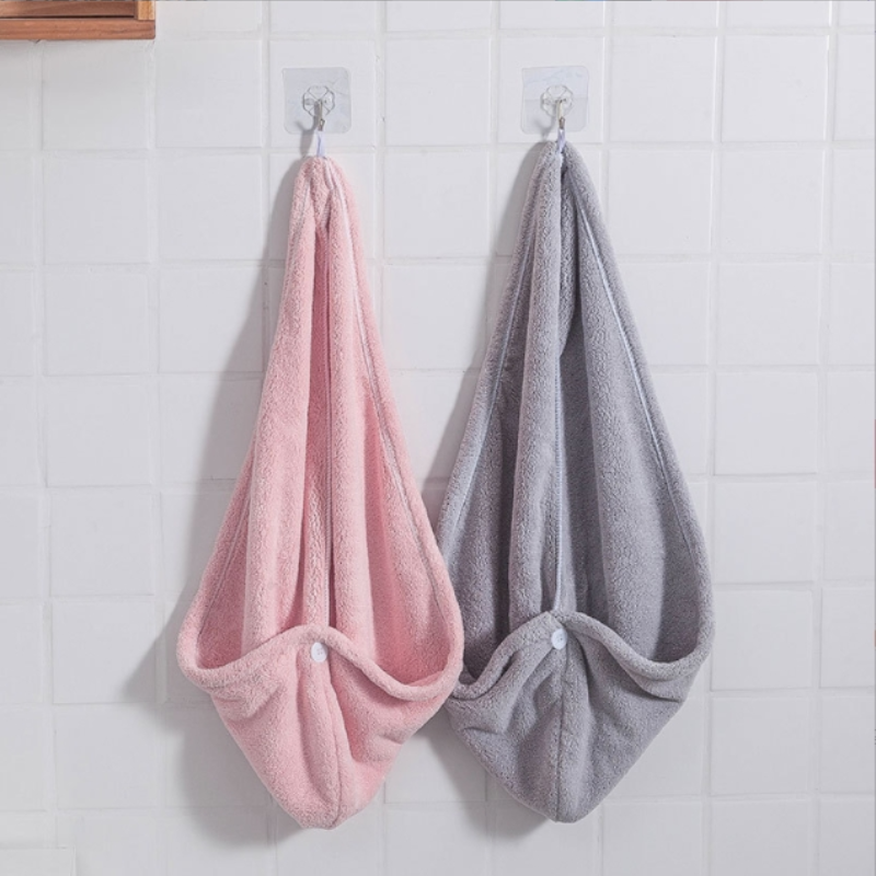 Microfiber Hair Drying Wrap Strong Water Absorbent Women Home Wrap Travel Microfiber Hair Head Towel