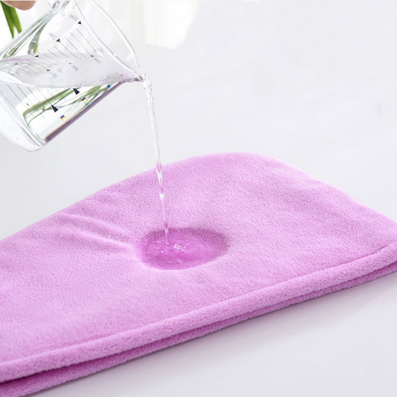 Microfiber Hair Drying Wrap Strong Water Absorbent Women Home Wrap Travel Microfiber Hair Head Towel