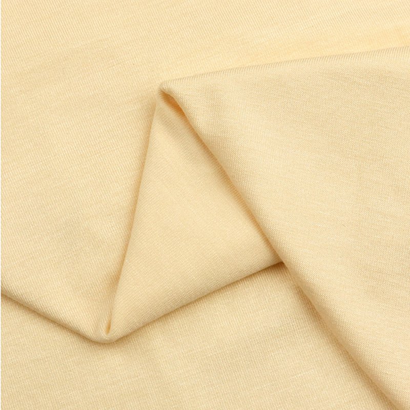 Factory OEKOTEX-100 Sustainable Organic Lyocell 95 Bamboo 5 Spandex Bamboo Fiber Fabric