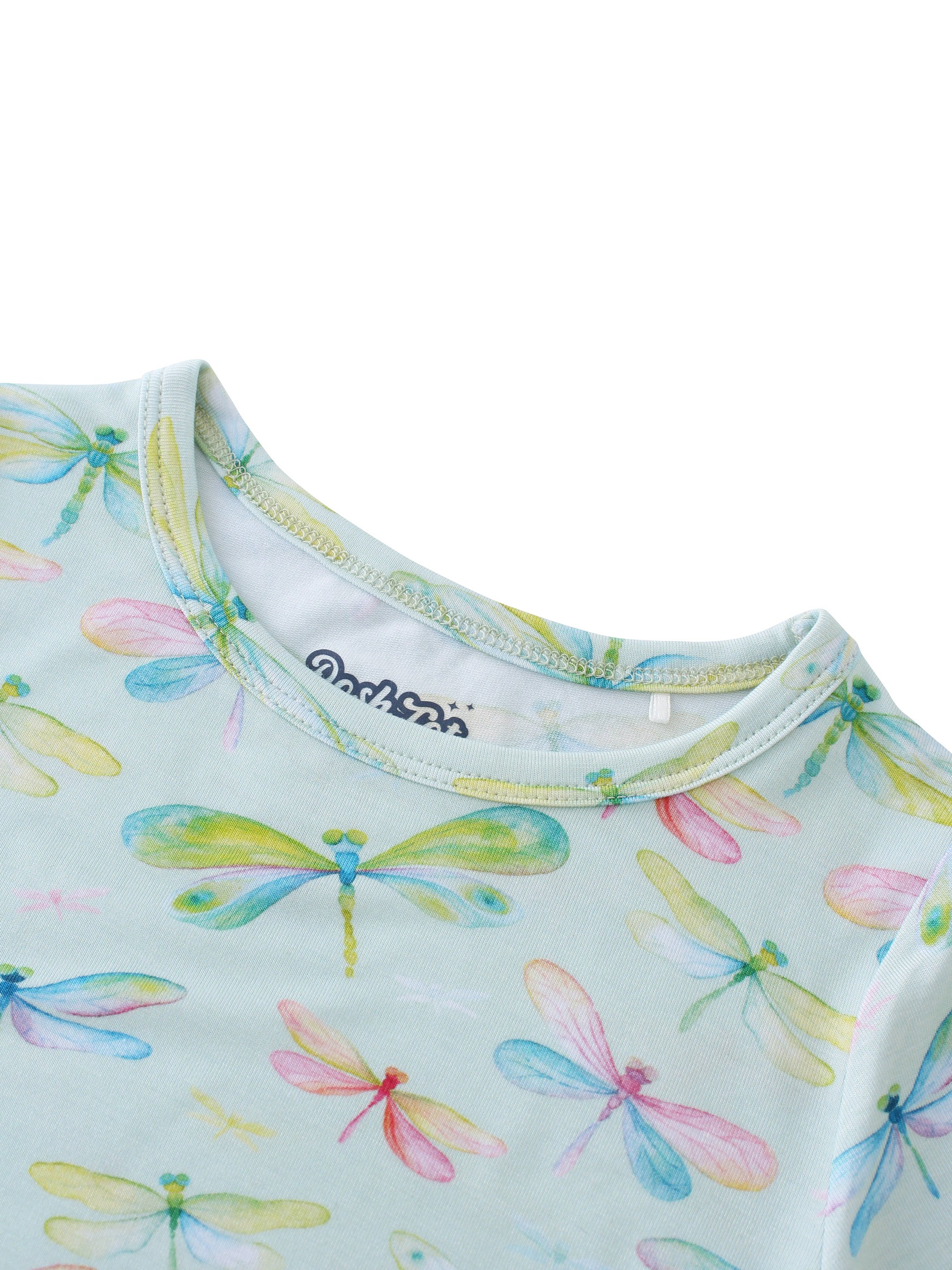 Branded Baby Romper Bodysuit Girls New Arrival Bamboo Fiber Fabric Cute Autumn Short Sleeve Print Design Girls' Kids Clothing