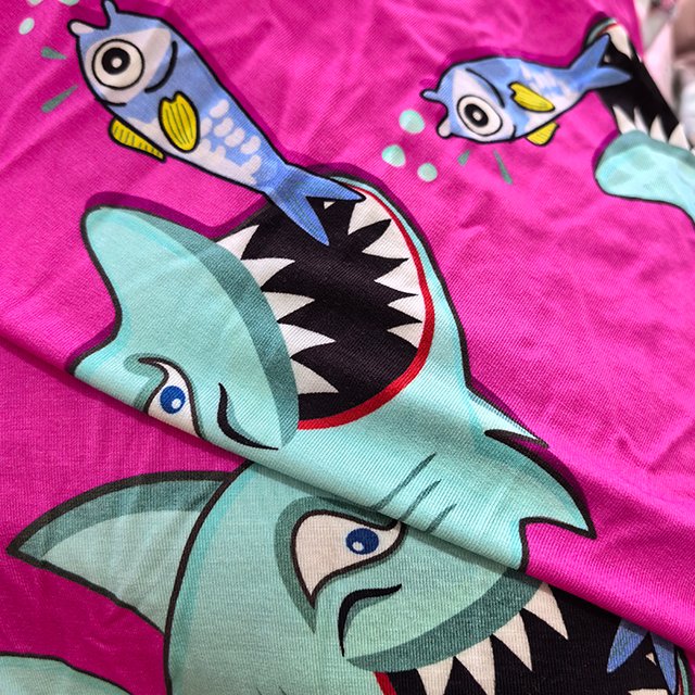 Digital Print Knitted Bamboo Fabric For No MOQ