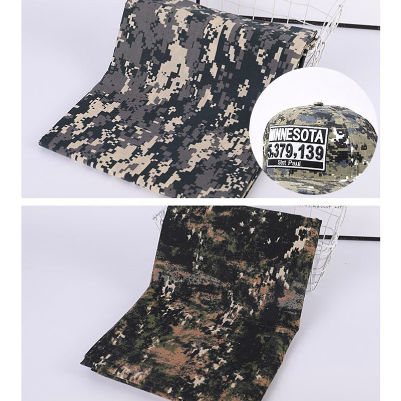 Camouflage Bedding Decorative Cloth Printed Fabric for Garment Fabric New 100% Cotton Design 20*20 108*58 57/58" Clothes Woven