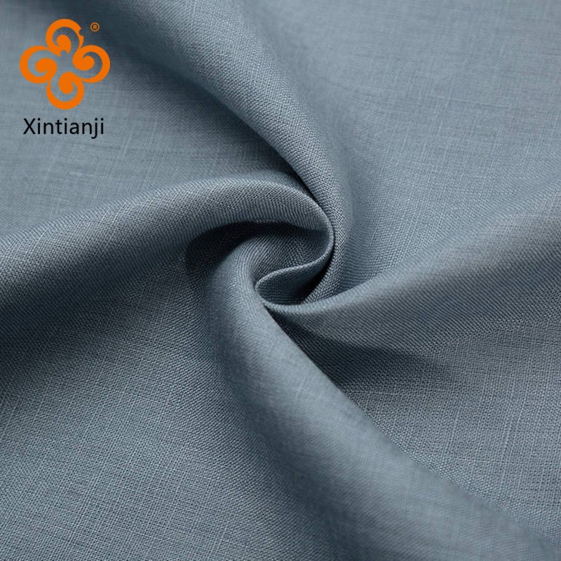 Comfortable 100% washed pure linen fabric for pants