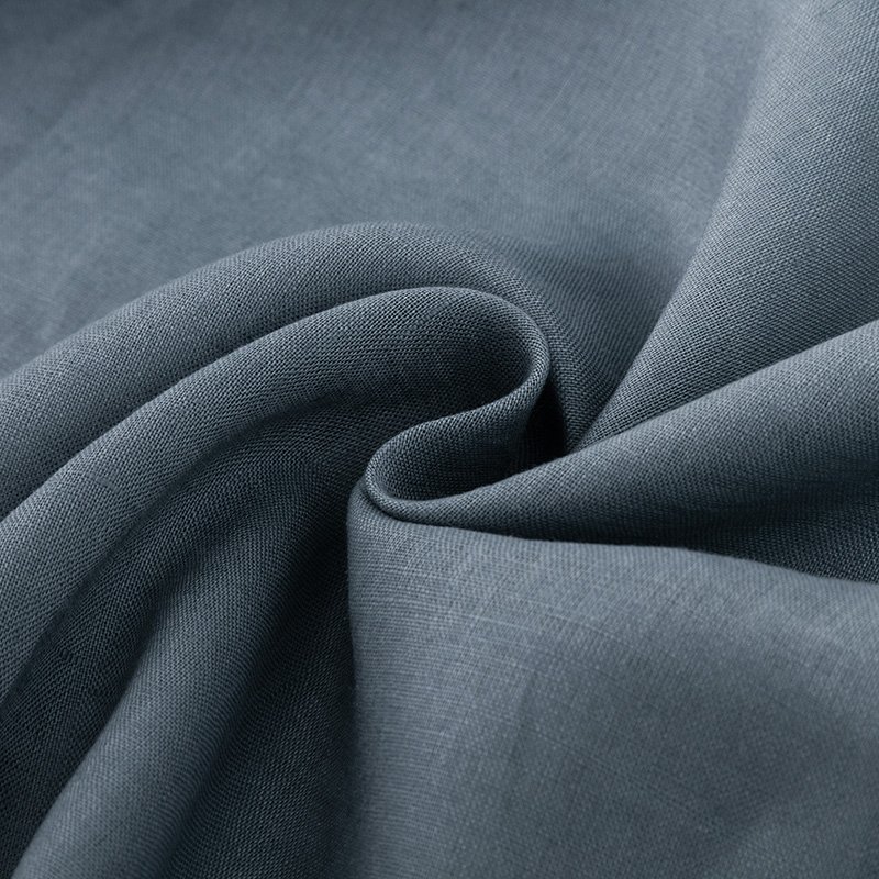 Comfortable 100% washed pure linen fabric for pants