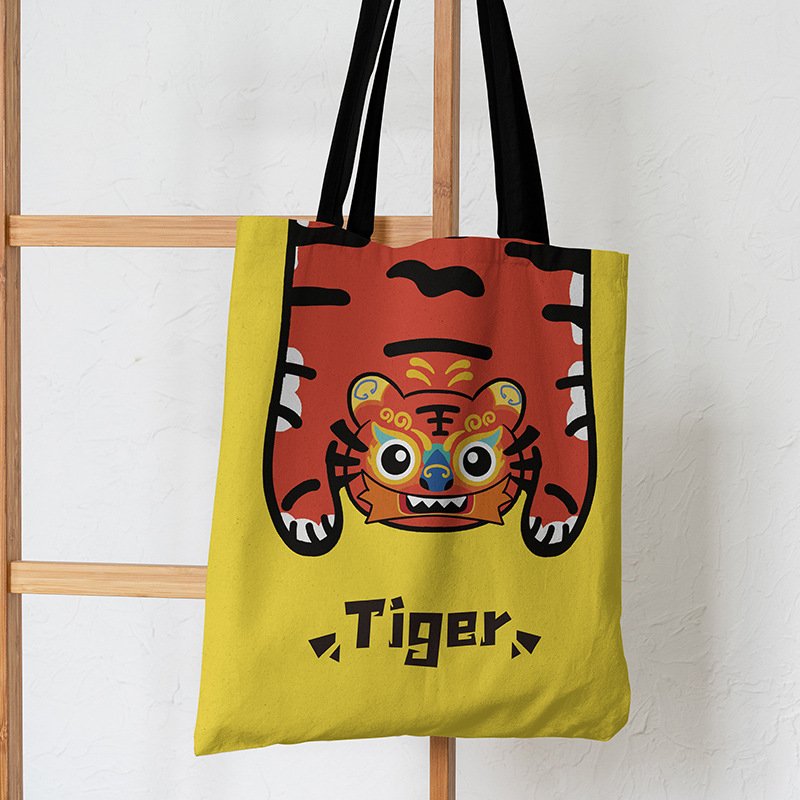 2024 Factory Customize Logo Canvas Fabric Reusable Shopping Bag Supermarket Cotton Bag Portable polyester bag