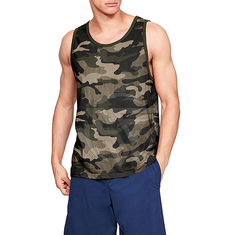 Factory Direct Sales Tank Top High Quality Breathable Fabric Tank Top Men Gym Exercise Tank Top