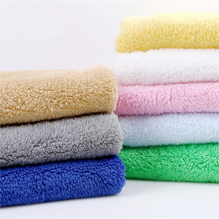 China manufacturer kids fleece fabric custom 100% polyester knitted sherpa fleece fabric