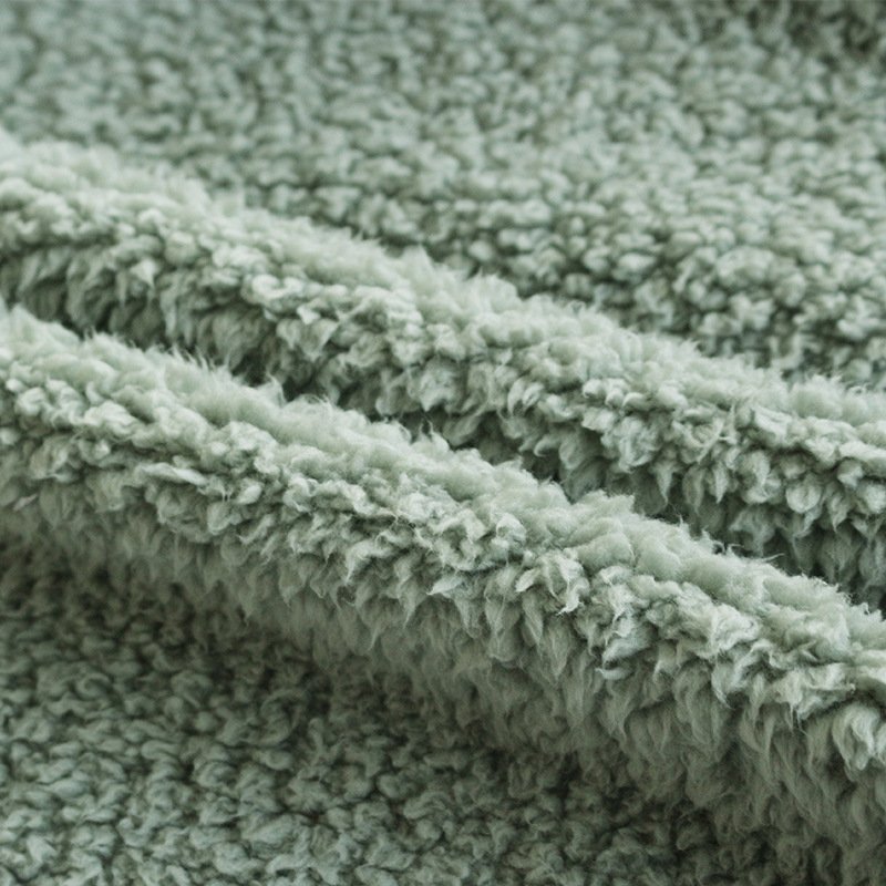 China manufacturer kids fleece fabric custom 100% polyester knitted sherpa fleece fabric