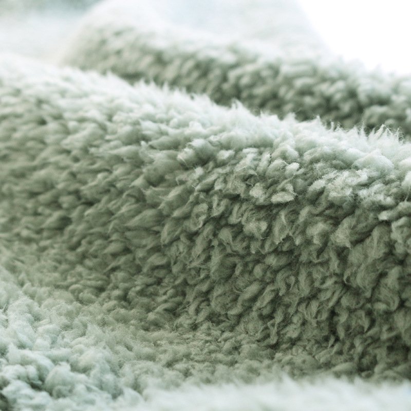China manufacturer kids fleece fabric custom 100% polyester knitted sherpa fleece fabric