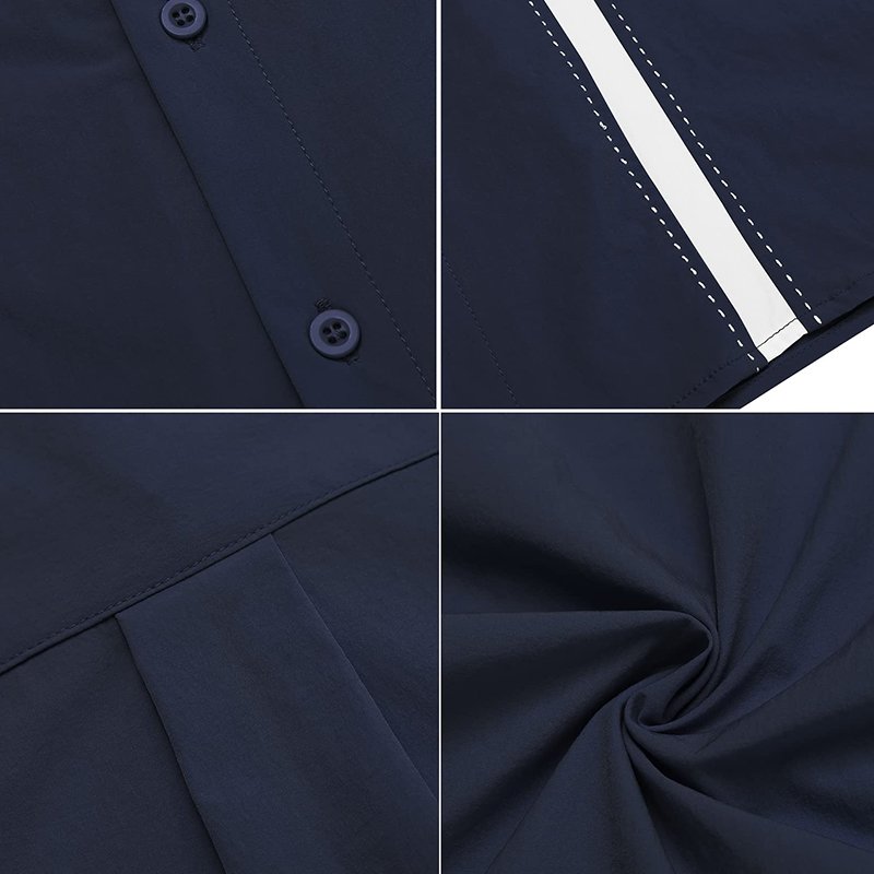 Shinesia Clothing Cotton Linen Shirt Manufacturers Custom High Quality Short Sleeves Embroidered Men Summer Casual Poplin Fabric