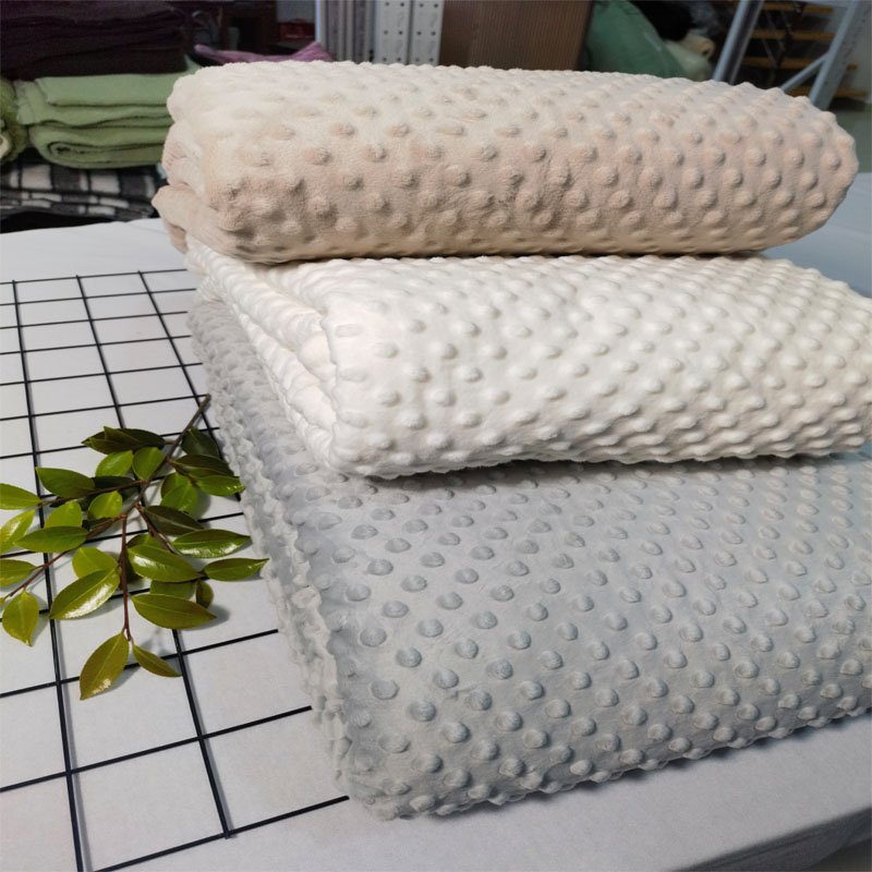 2024 Wholesale New Hot-Selling Super Soft Bubble 100% Polyester Fabric for Blanket Pajamas Home Clothes