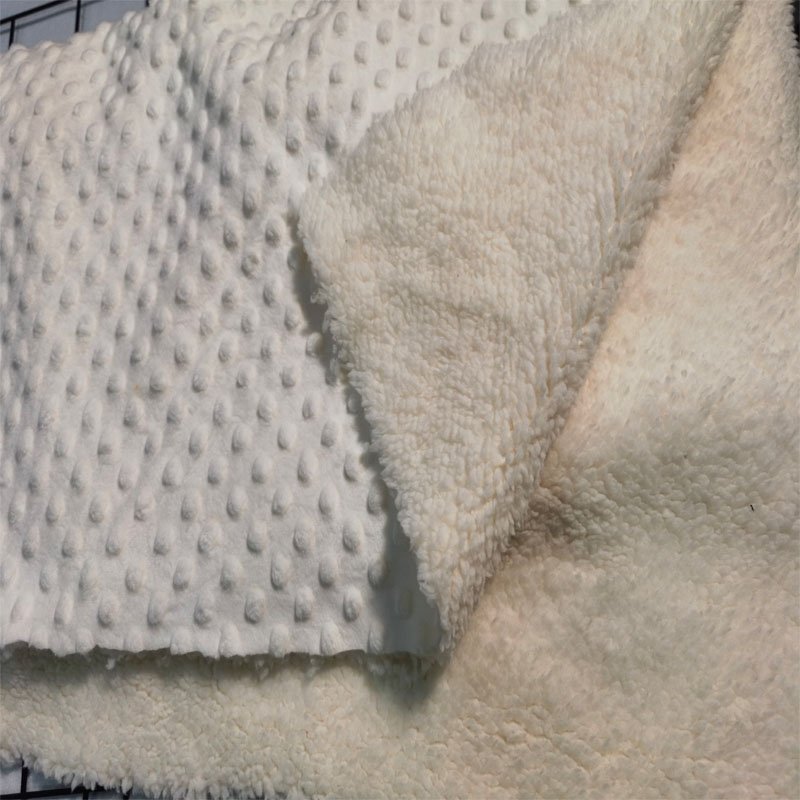 2024 Wholesale New Hot-Selling Super Soft Bubble 100% Polyester Fabric for Blanket Pajamas Home Clothes