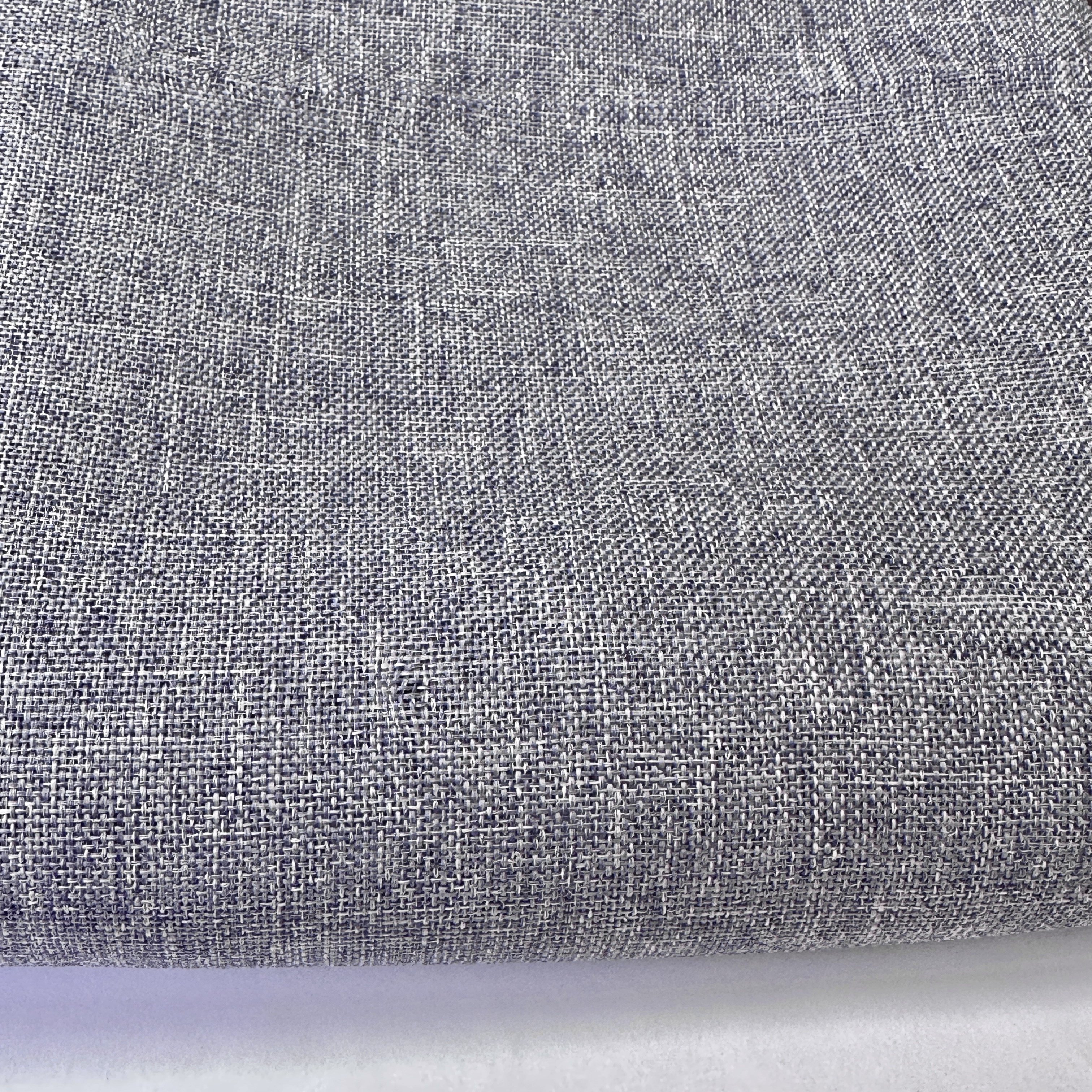 Factory Outlet 100% Polyester Linen Fabric Breathable Home Textile Upholstery Count Dye Sofas Curtains Sofa Cushion Door Cover