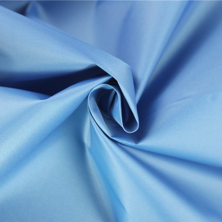 100% polyester 190T taffeta fabric silver and waterproof PU coated tent fabric