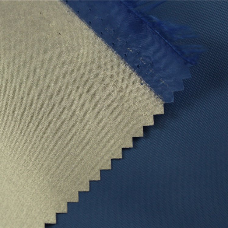 100% polyester 190T taffeta fabric silver and waterproof PU coated tent fabric