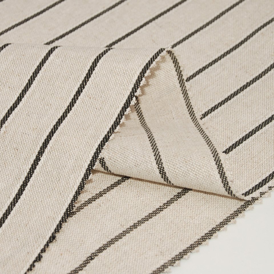 Cloth Soft Striped yarn dyed Shirt Stripe Different Size Hot Selling Original Color 100% Cotton Linen Fabric