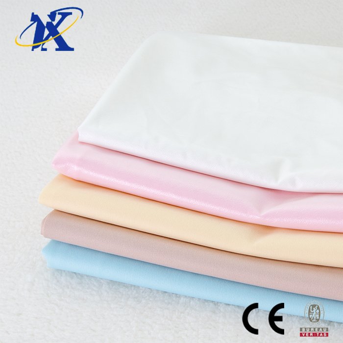 Custom printing solid color waterproof PUL fabric breathable washable pul fabric for cloth diaper