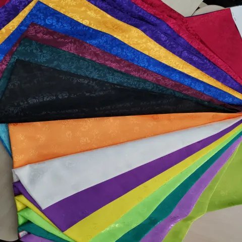 beautiful and Shining Jacquard Satin Fabric 100% Polyester Fabric lining bag curtain upholstery