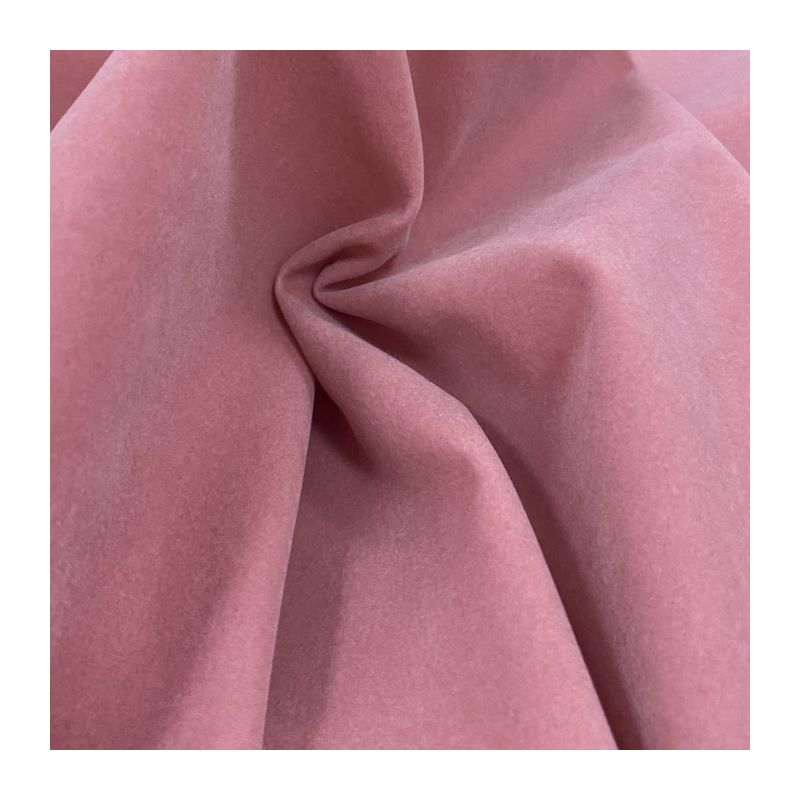 Manufacturer Direct Sale High Quality Reactive red flocking velvet fabric 100% Polyester