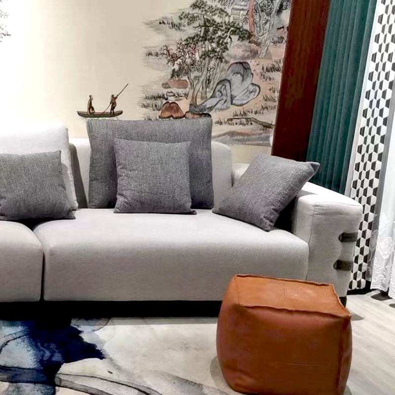 Modern Italy Style Couch Manufacturers Modern Living Room Set Furniture Hotel Cotton Linen Fabric Luxury Sofa