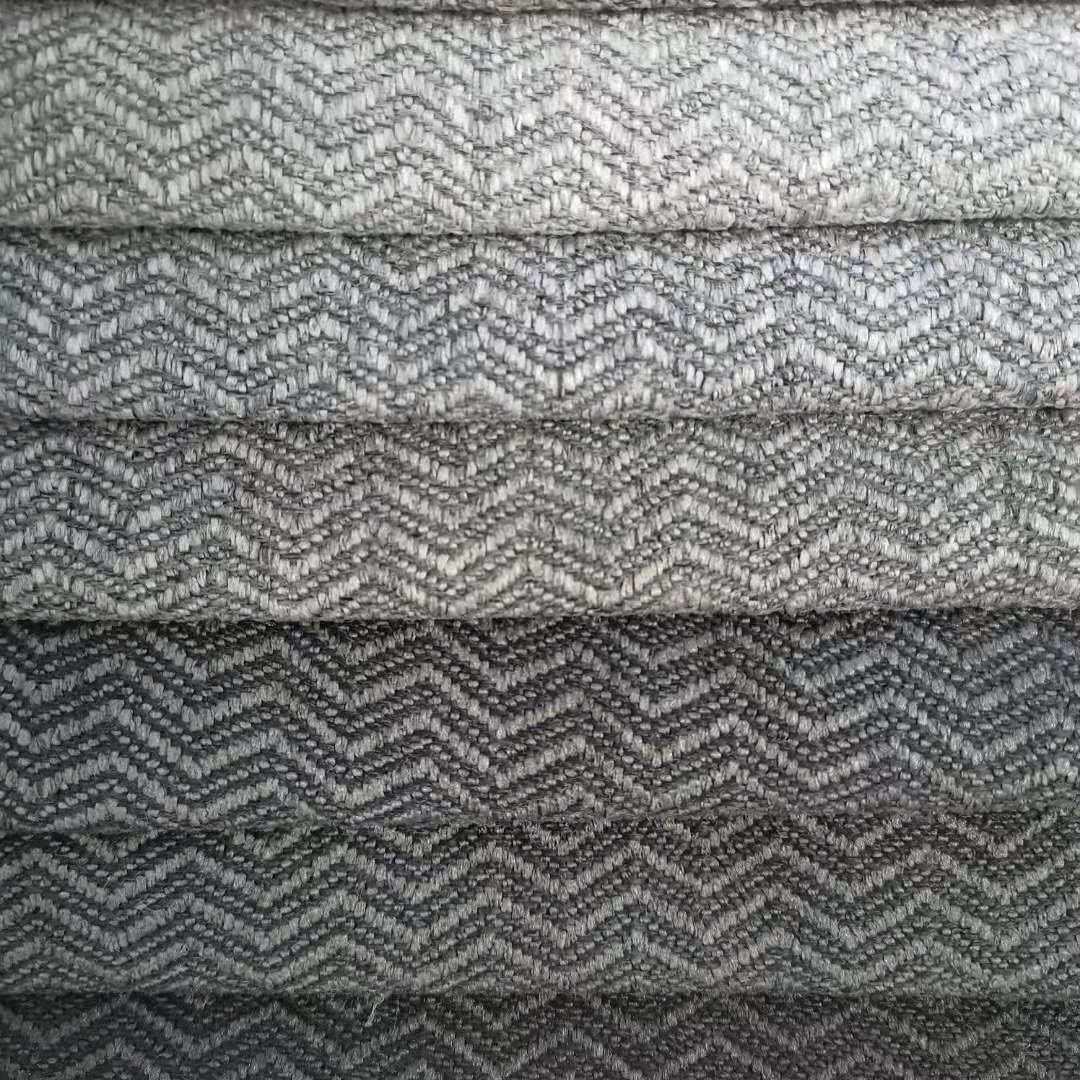 100% polyester jacquard linen look fabric for sofa upholstery