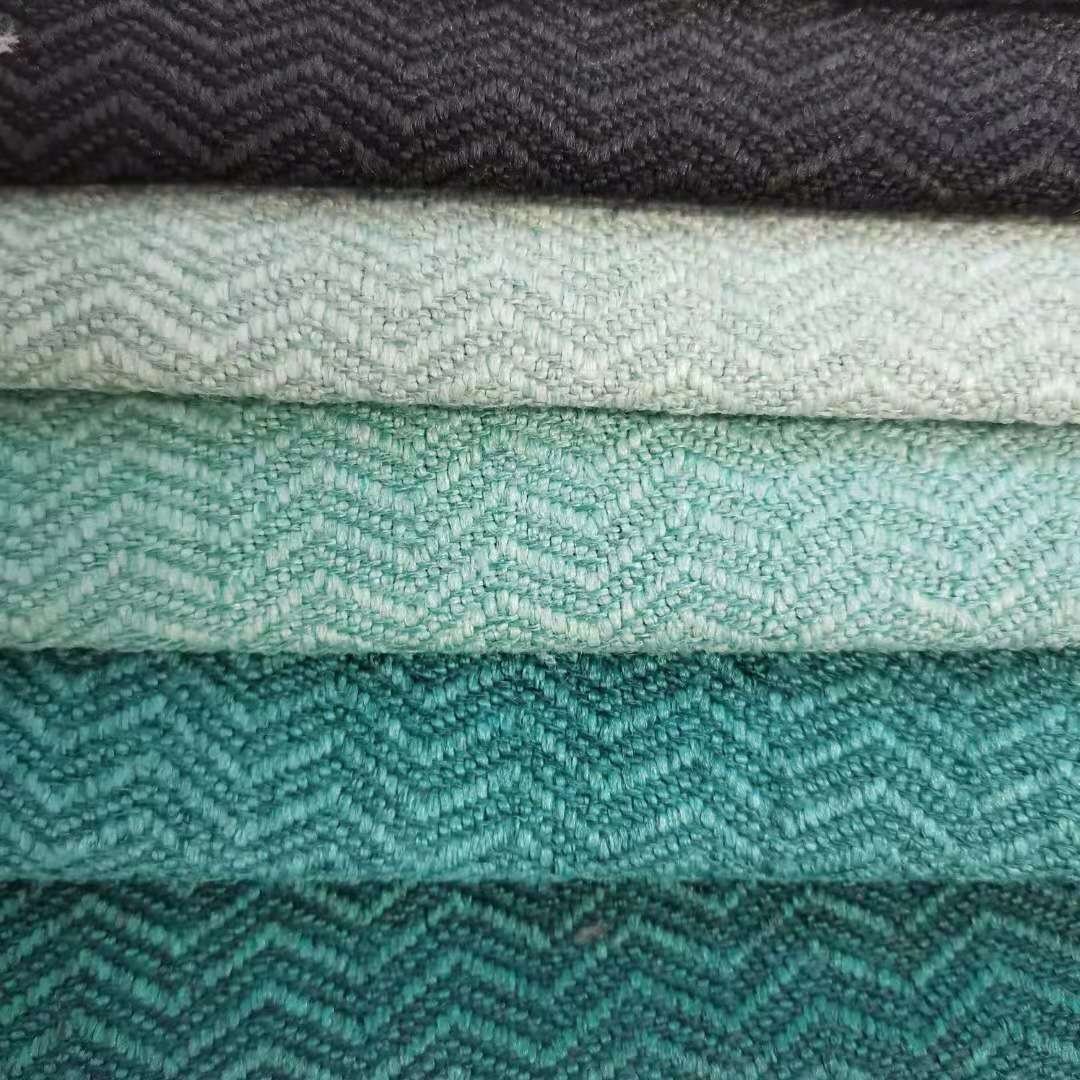 100% polyester jacquard linen look fabric for sofa upholstery