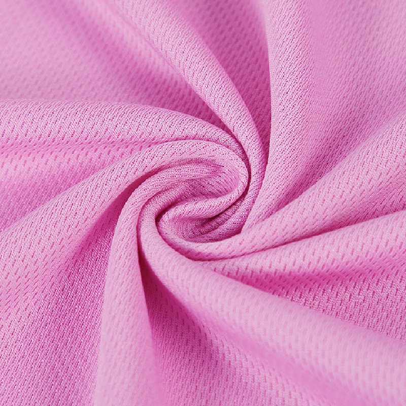 Hot Sale 100 Polyester Eyelet Knitted Sublimation Custom Breathable Birds Eye Mesh Fabric For Sport Wear