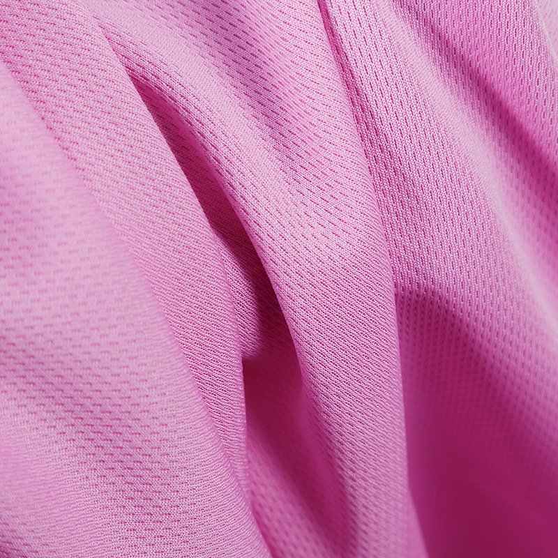 Hot Sale 100 Polyester Eyelet Knitted Sublimation Custom Breathable Birds Eye Mesh Fabric For Sport Wear