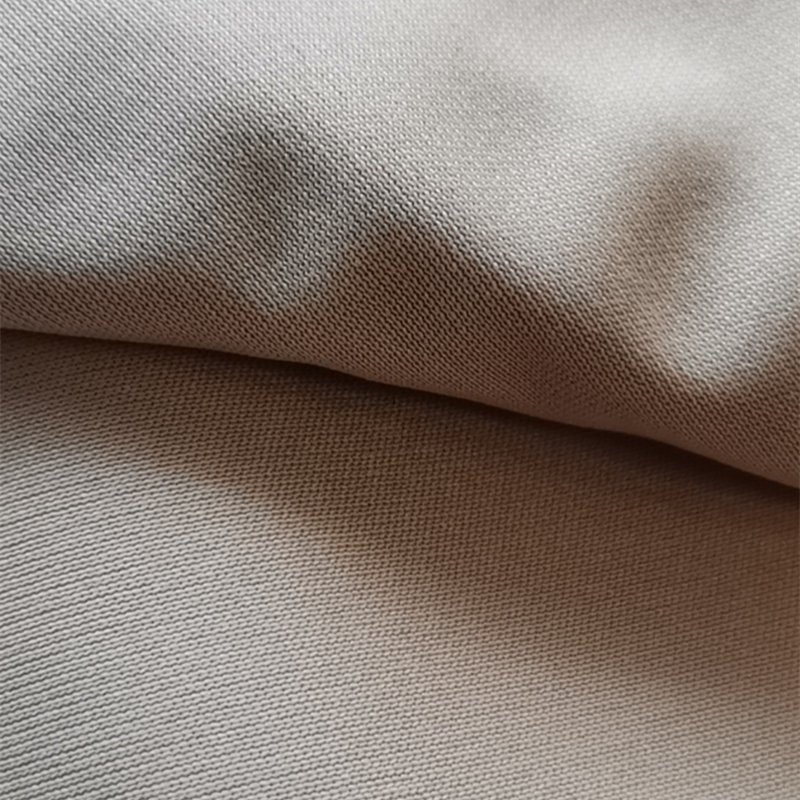 100% Polyester 75D/72F 120gsm interlock soft breathable bra fabric for moulded bra cup