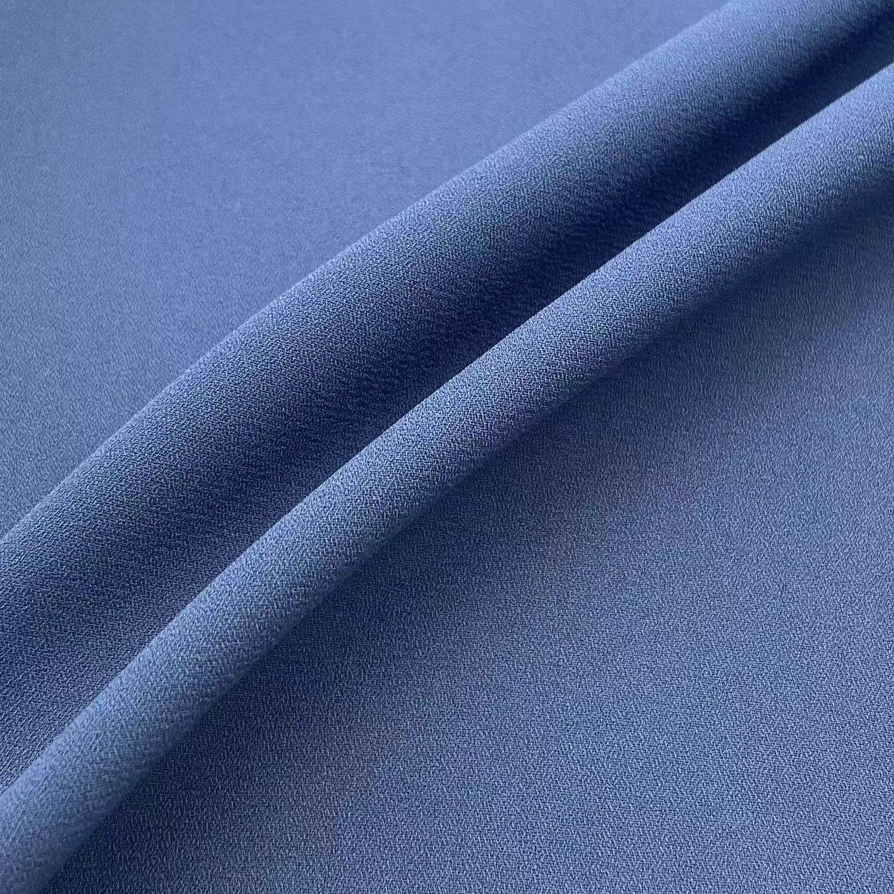 Manufacturer Textile Comfortable Woven Moss Crepe 115Gsm 100% Polyester Fabric For Clothing