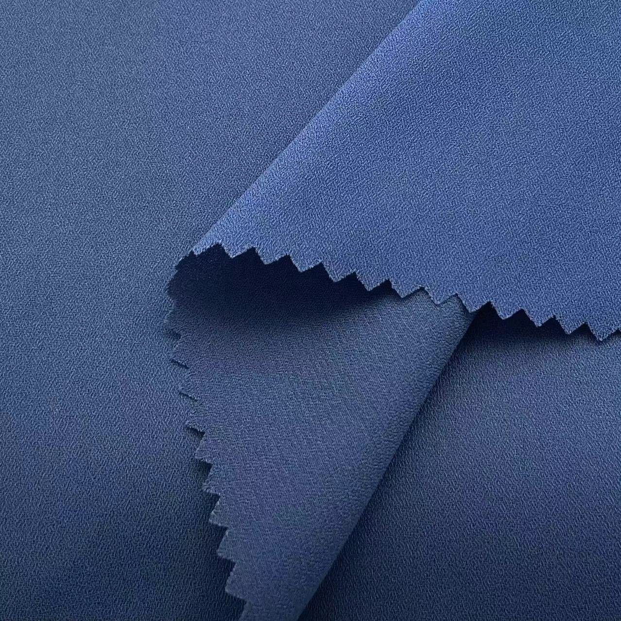 Manufacturer Textile Comfortable Woven Moss Crepe 115Gsm 100% Polyester Fabric For Clothing