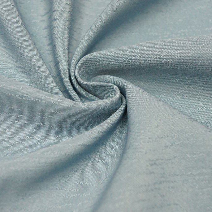 Factory Supply European Blackout Polyester Door Fabric Linen Hotel Room Curtains