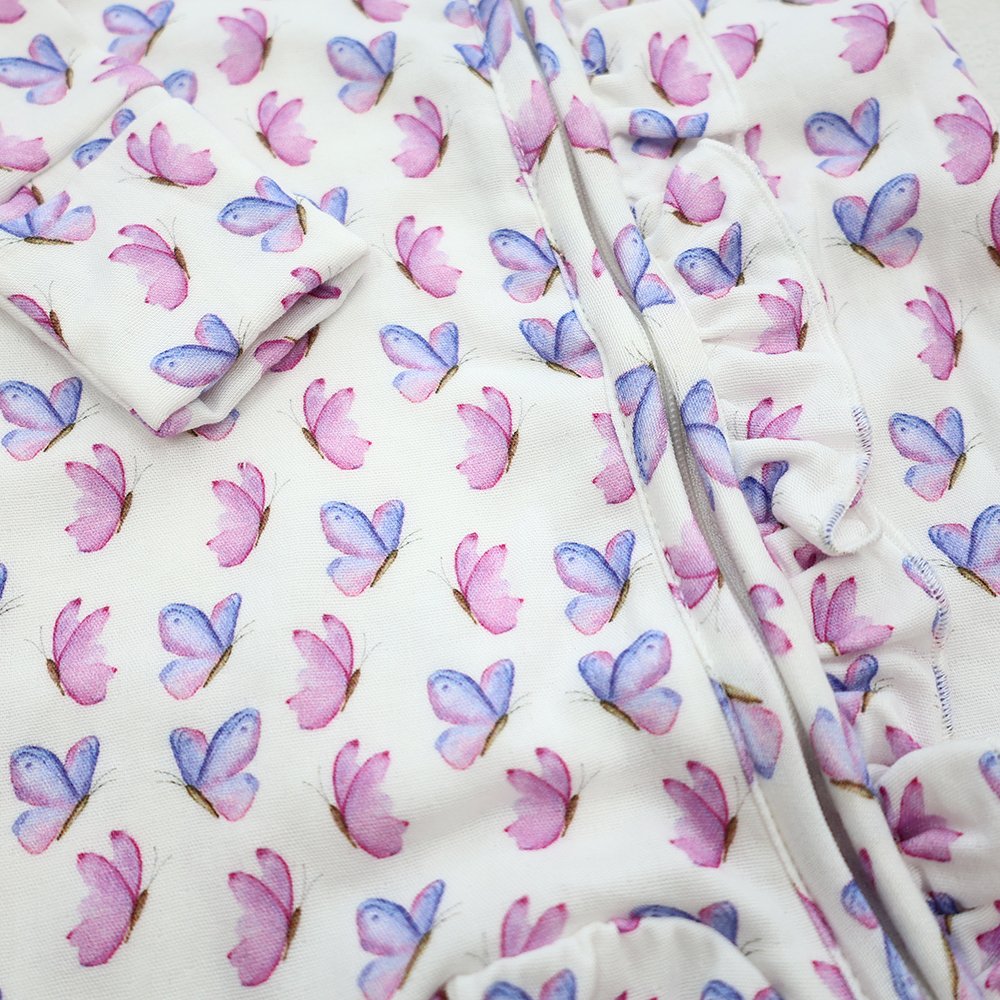 Printed fabric jumpsuit one piece long sleeve infant clothes printing baby rompers
