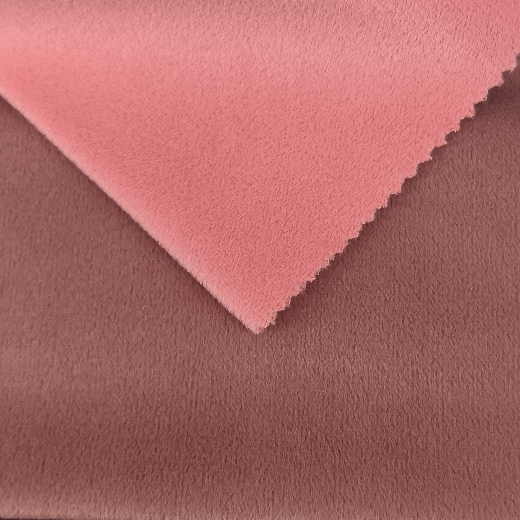 100% polyester knitted plain velvet soft No Shinning Microfiber Mosha velvet sofa fabric for home upholstery hot sales